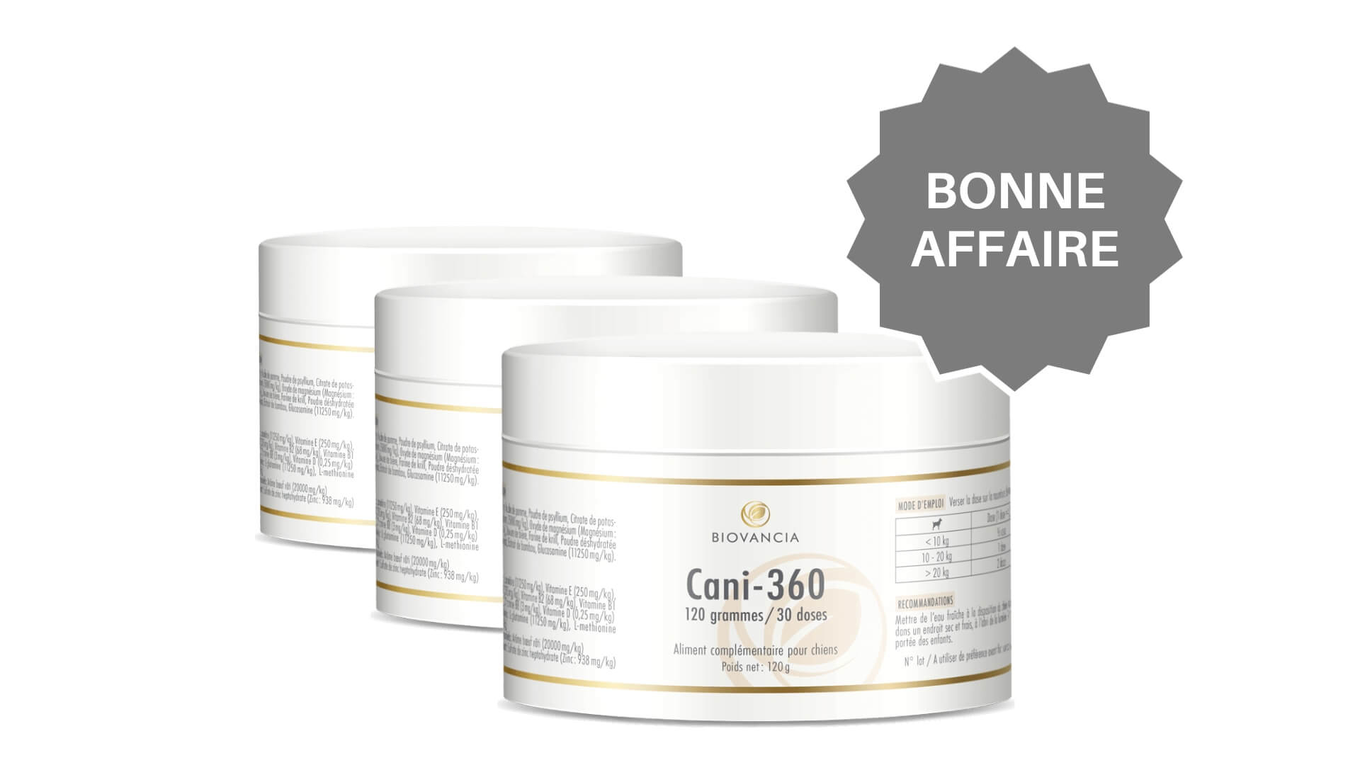 Cani-360 | 3 boîtes | Bonne affaire